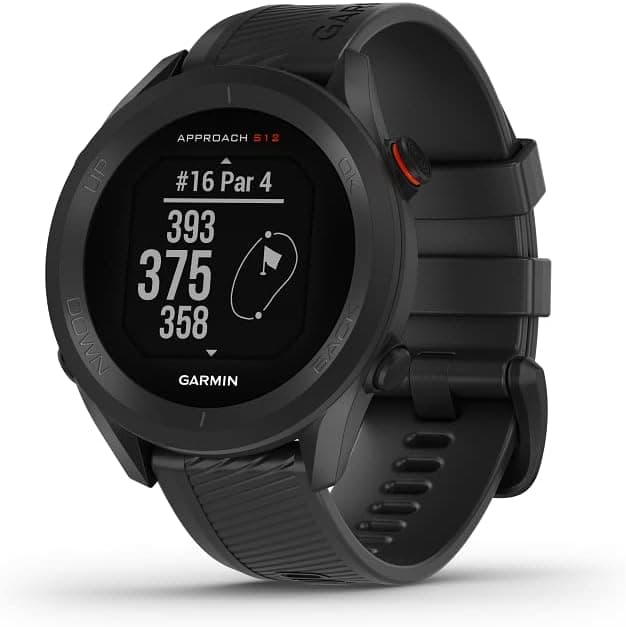 Approach S12 - Montre de golf autonomie longue (Granite)