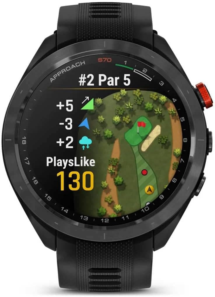 Approach S70 - Montre de golf AMOLED (42mm, Blanc)