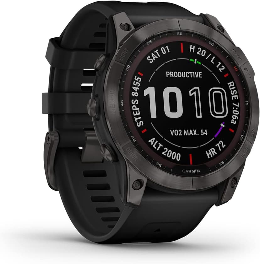 Fenix 7X Sapphire Solar - Carbon Grey DLC Titan