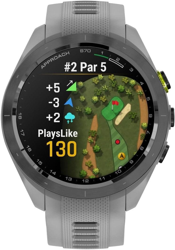 Approach S70 - Montre de golf AMOLED (47mm, Titane)
