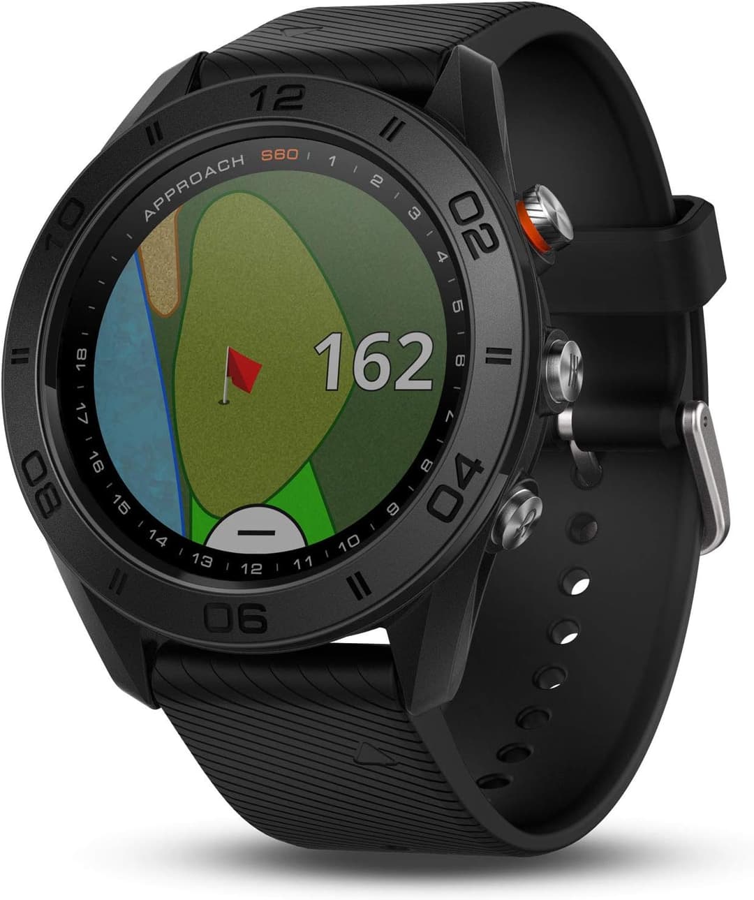 Approach S60 - Montre de golf premium (Cadran noir)