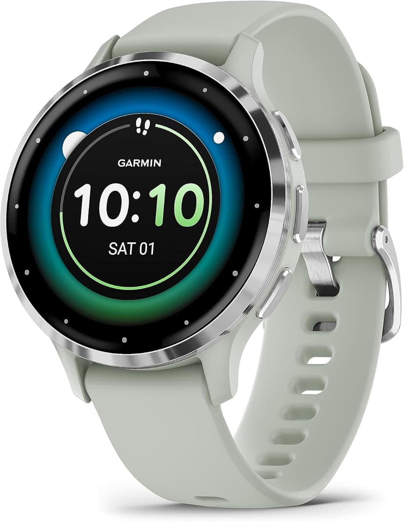 Venu 3S Silver avec Bracelet Vert Sauge